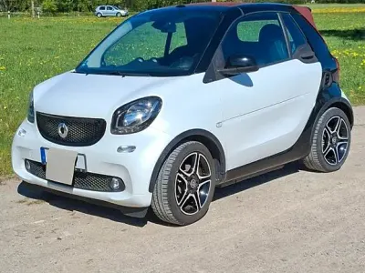 Second-hand Smart ForTwo Cabrio Prime 90 CP (66 kW) 2016 Alb Cabrio