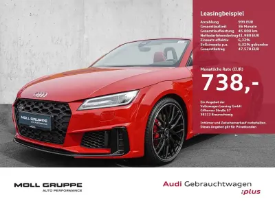 Gebraucht Audi TT Roadster Design 320 PS (235 kW) 2022 Tangorot metallic/verdeckfarbe Cabrio