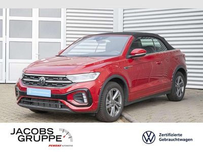 Second-hand VW T-Roc Cabriolet R-line 150 CP (110 kW) 2025 Roșu Cabrio