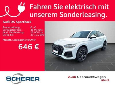 Gebraucht Audi Q5 Sportback Business 367 PS (269 kW) 2021 Gletscherweiß metallic (metallic) SUV