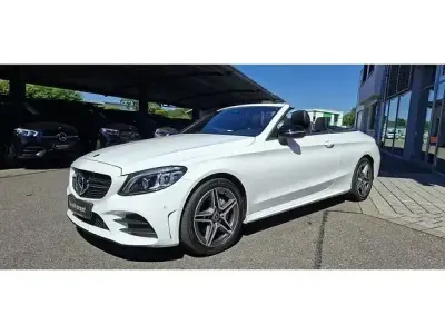 Gebraucht Mercedes C200 AMG line 184 PS (135 kW) 2018 Weiß Cabrio