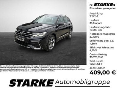 Usata VW Tiguan R-line 150 CV (110 kW) 2022 Nero SUV