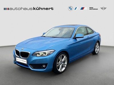 Seaside blue metallic blau Gebraucht 2018 BMW 220 Advantage Coupé | 22.685 € (Fairer Preis)