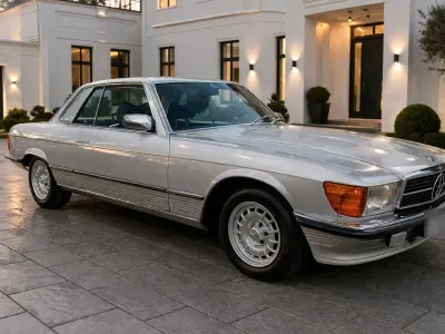 Brugt Mercedes SLC450 224 HK (164 kW) 1978 Sølv Coupe