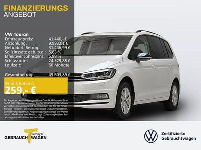 Neu VW Touran Highline 150 PS (110 kW) 2025 Weiß Van / Kleinbus