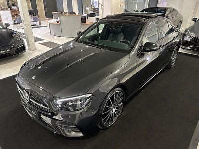 Grafitgrau Gebraucht 2023 Mercedes E220 AMG line Limousine | 48.900 € (Teuer)
