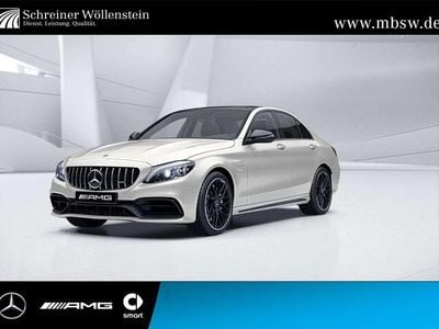 Gebraucht Mercedes C63 AMG AMG 476 PS (350 kW) 2019 Manufaktur diamantweiß bright Limousine