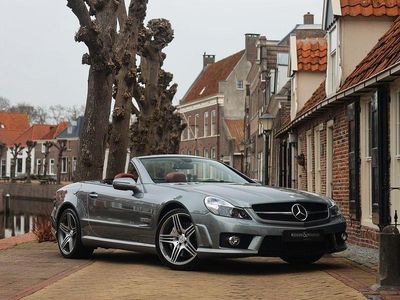 Usata Mercedes SL63 AMG AMG 525 CV (386 kW) 2008 Argento Cabrio