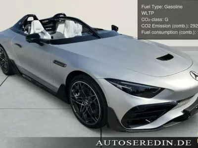 Neu Mercedes SL63 AMG AMG 585 PS (430 kW) 2026 Mystic silver magno Cabrio