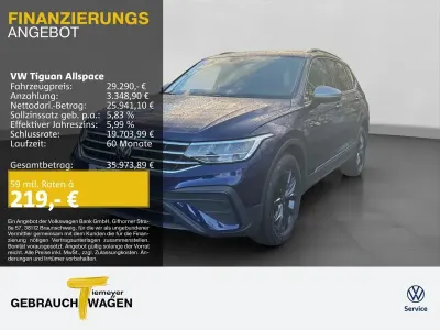Brugt VW Tiguan Allspace Move 150 HK (110 kW) 2024 Blå SUV