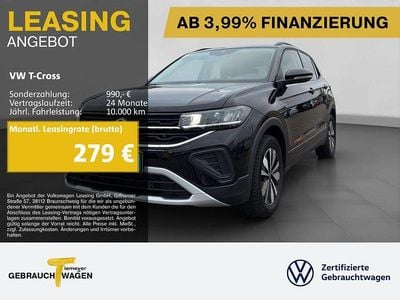 Schwarz Gebraucht 2025 VW T-Cross Goal SUV | 25.720 € (Guter Preis)