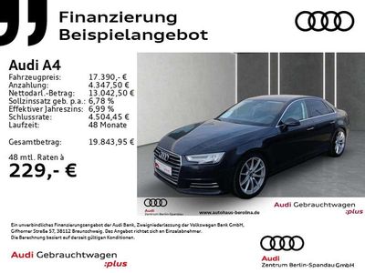 Gebraucht Audi A4 Design 190 PS (139 kW) 2016 Blau Limousine