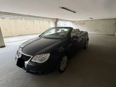 Usata VW Eos 150 CV (110 kW) 2006 Blu Cabrio