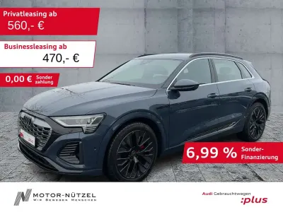 Brugt Audi Q8 e-tron S-Line 300 kW (408 HK) 2024 Blå SUV