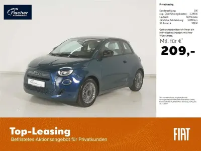 Neu Fiat 500 Icon 65 PS (47 kW) 2026 Ozean grün Limousine