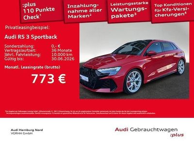 Usata Audi RS3 Sportback Ambiente 400 CV (294 kW) 2025 Rosso Utilitaria