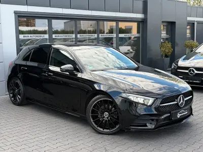 Brugt Mercedes A200 AMG 163 HK (119 kW) 2018 Sort Sedan