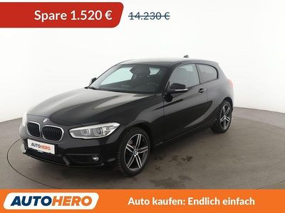 Schwarz Gebraucht 2017 BMW 118 Advantage Kleinwagen | 12.710 € (Fairer Preis)