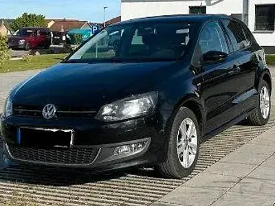 Gebraucht VW Polo Match 69 PS (50 kW) 2013 Schwarz Kleinwagen