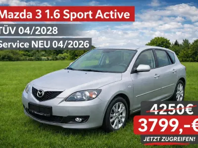 Używany Mazda 3 105 KM (77 kW) 2008 Srebrny Hatchback