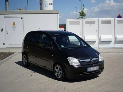 Gebraucht Opel Meriva 100 PS (73 kW) 2004 Schwarz Van / Kleinbus