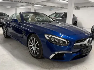 Gebraucht Mercedes SL500 AMG 455 PS (334 kW) 2018 Blau Cabrio