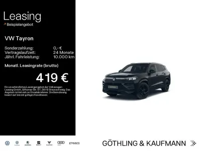Gebraucht VW Tayron R-line 150 PS (110 kW) 2025 Grenadillschwarz metallic SUV