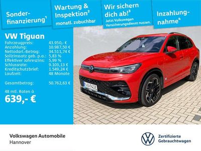 Persimmon red metallic Gebraucht 2024 VW Tiguan R-line SUV | 43.950 € (Guter Preis)