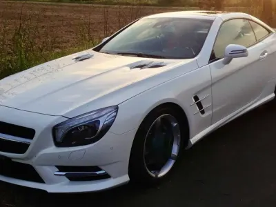 Gebraucht Mercedes SL350 306 PS (225 kW) 2014 Weiß Cabrio
