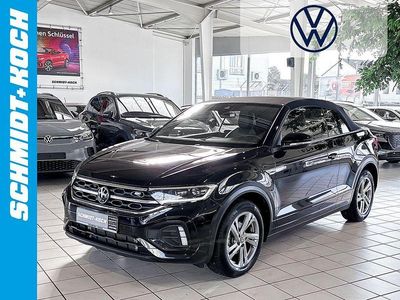 Gebraucht VW T-Roc Cabriolet R-line 150 PS (110 kW) 2025 Schwarz Cabrio
