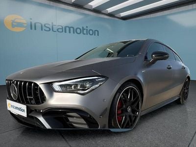 Grau Gebraucht 2023 Mercedes CLA45 AMG AMG Limousine | 49.490 € (Guter Preis)