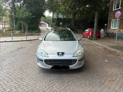 Gebraucht Peugeot 407 204 PS (150 kW) 2007 Silber Kombi