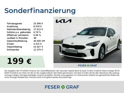 Gebraucht Kia Stinger GT-Line 231 PS (169 kW) 2018 Weiß Kleinwagen