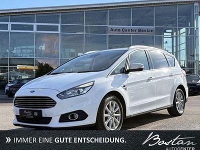 Gebraucht Ford S-MAX Titanium 150 PS (110 kW) 2017 Weiß Van / Kleinbus