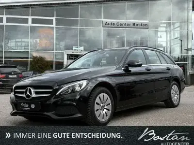 Brugt Mercedes C200 136 HK (100 kW) 2018 Sort Stationcar