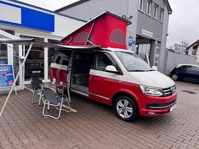 Gebraucht VW California California 204 PS (150 kW) 2018 Candyweiß / kirschrot Van