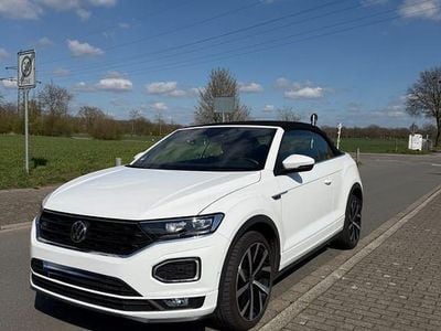 Usata VW T-Roc Cabriolet R-line 150 CV (110 kW) 2021 Bianco Cabrio