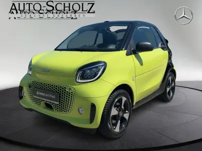 Gebraucht Smart ForTwo Electric Drive Exclusive 60 kW (82 PS) 2021 Grün Cabrio