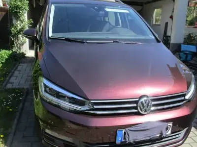 Brugt VW Touran Sound 150 HK (110 kW) 2017 Rød MPV