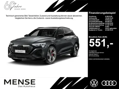 Gebraucht Audi Q8 e-tron S-Line 250 kW (340 PS) 2023 Daytonagrau perleffekt SUV