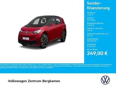 Gebraucht VW ID.3 Pro 150 kW (204 PS) 2022 Rot Kleinwagen