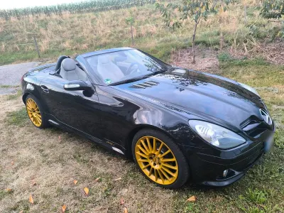 Gebraucht Mercedes SLK200 AMG 163 PS (119 kW) 2004 Schwarz Cabrio