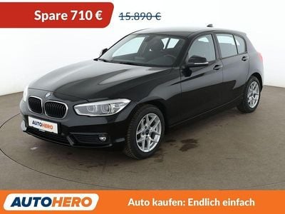 Second-hand BMW 118 Advantage 136 CP (100 kW) 2018 Negru Hatchback