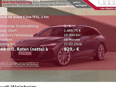 Neu Audi A6 Advanced 367 PS (269 kW) 2026 Schwarz Kombi