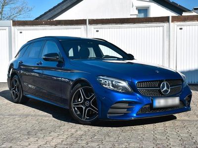 Gebraucht Mercedes C220 AMG 194 PS (142 kW) 2018 Blau Kombi