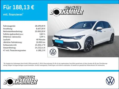 Gebraucht VW Golf VIII R-line 150 PS (110 kW) 2025 Weiß Limousine