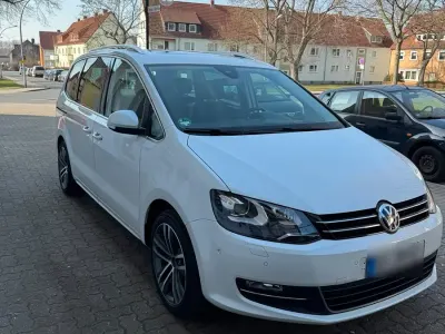 Gebraucht VW Sharan Highline 184 PS (135 kW) 2015 Weiß Van / Kleinbus