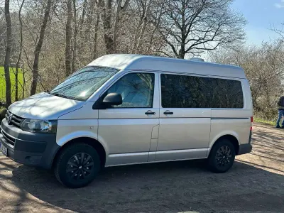 Gebraucht VW T5 114 PS (83 kW) 2014 Silber Van