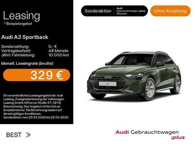 Gebraucht Audi A3 S-Line 204 PS (150 kW) 2025 Distriktgrün metallic Limousine