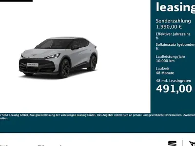 Neu Cupra Tavascan VZ 250 kW (340 PS) 2026 White silver metallic SUV